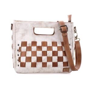 Bed Stu Keiki Purse Handbag Shoulder Bag Designer Woven Leather